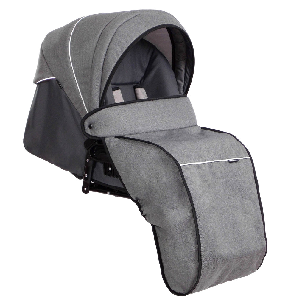 ZEKIWA 2 in 1 Kinderwagen - Karogitter Beige - B - Ware