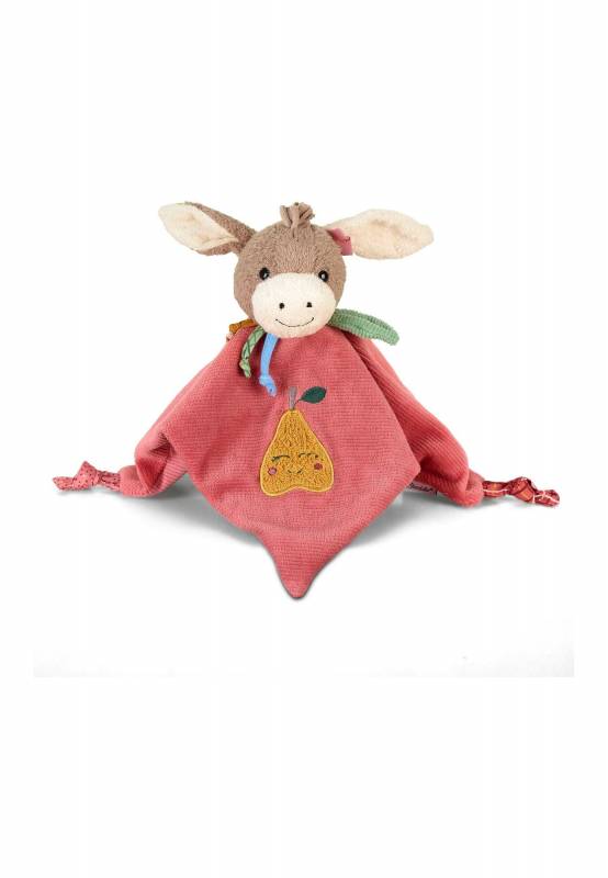 Sterntaler - Schmusetuch Esel Emmily in Hellrot, 26 cm