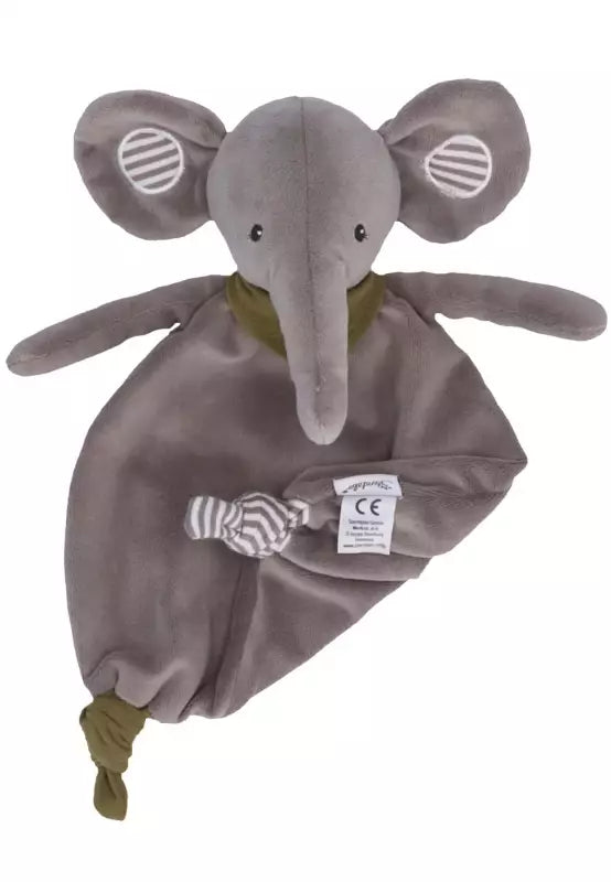 Sterntaler - Schmusetuch Elefant Eddy in Grau mit Halstuch
