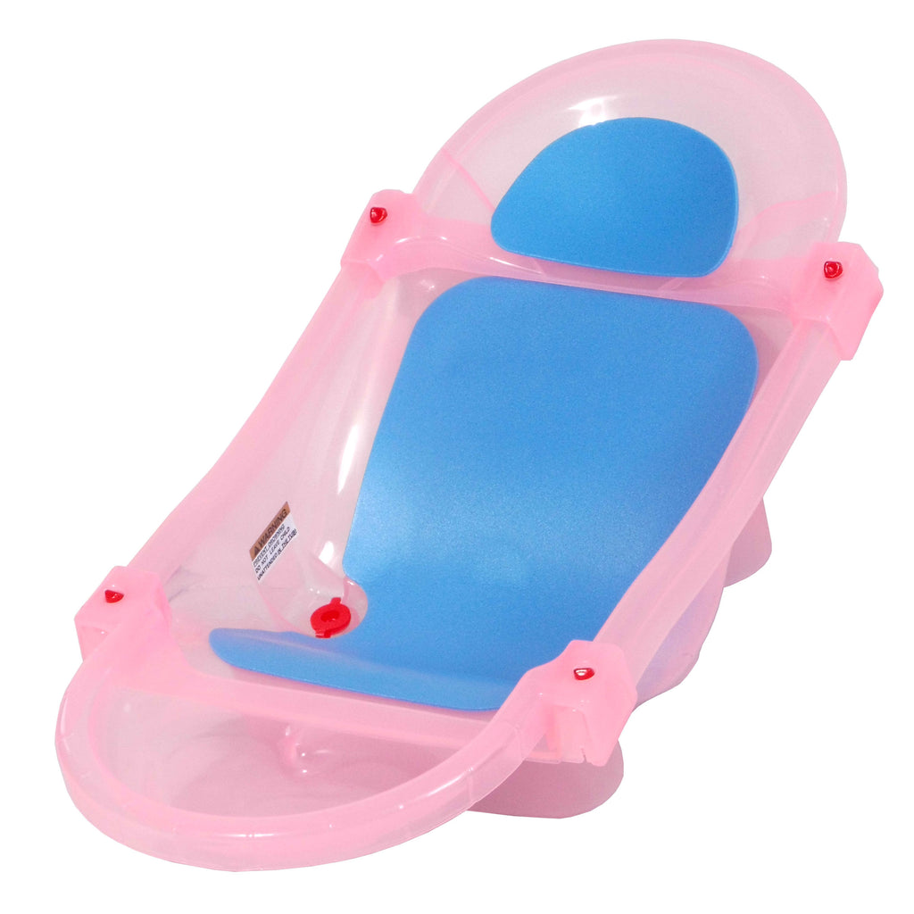 ZEKIWA Baby Badewanne ausziehbar bis 74cm - rosé