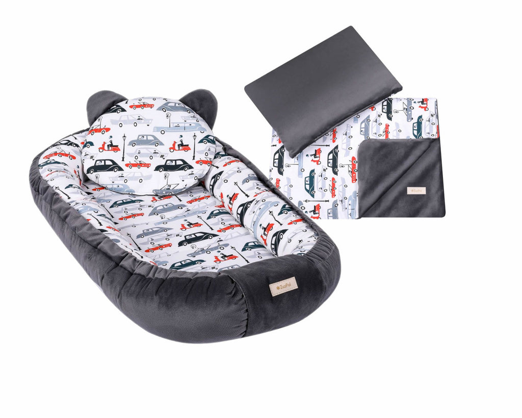 Babybettchen 4-er SET Auto