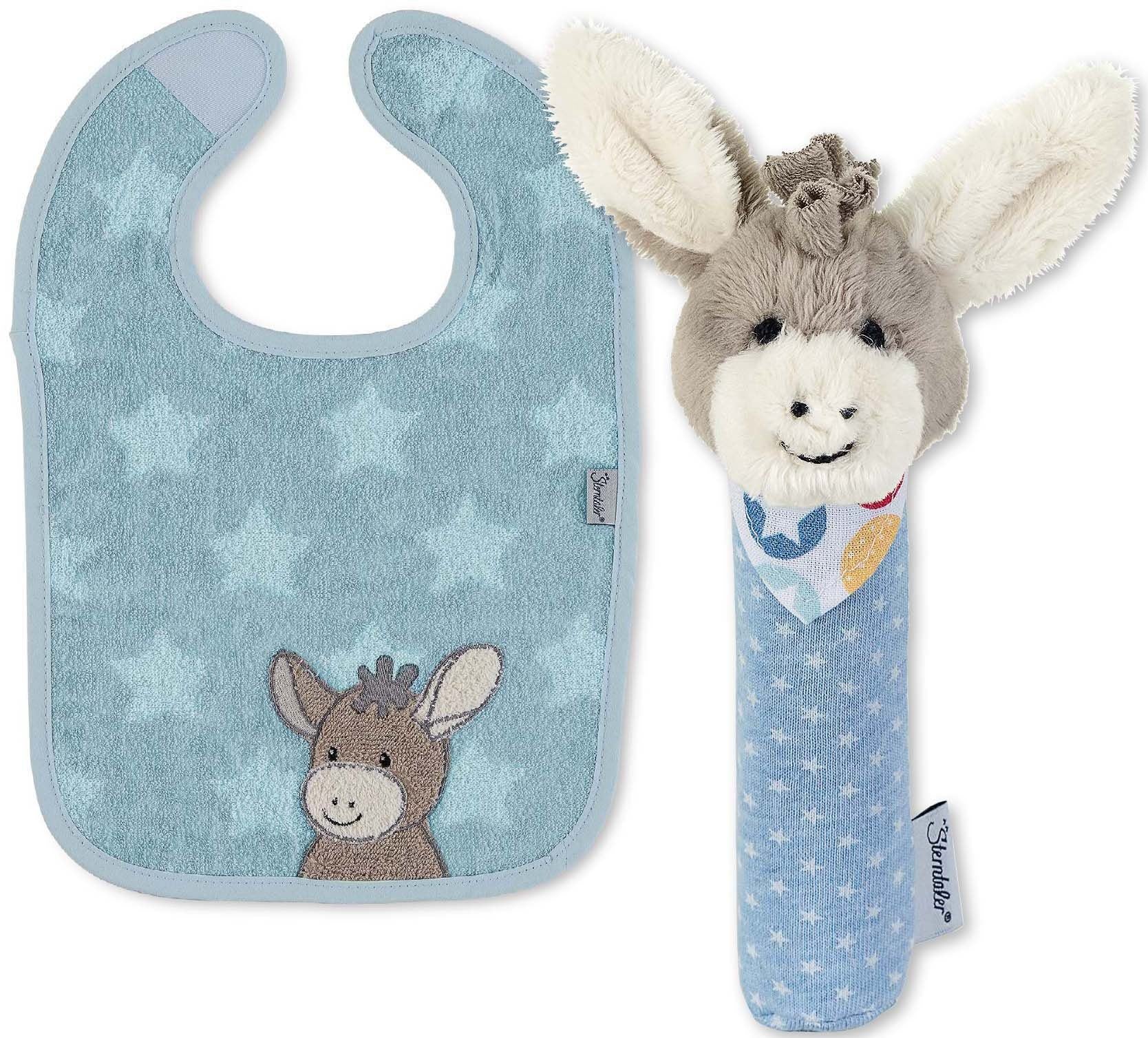 Sterntaler Geschenk-Set Esel Emmi - blau