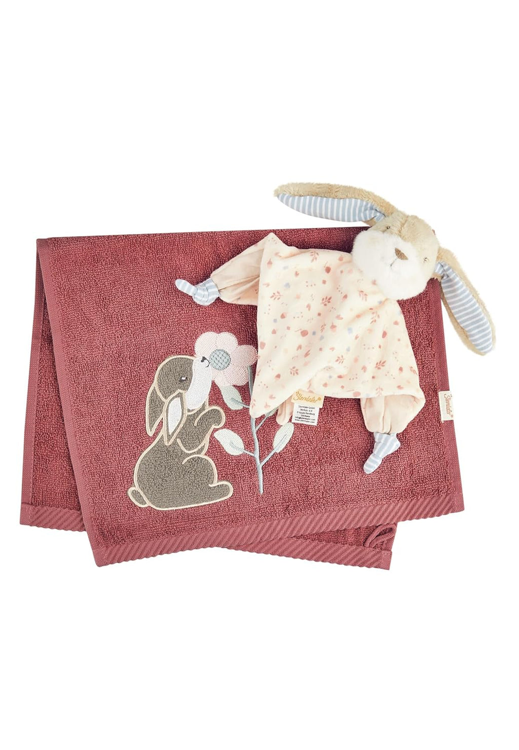 Sterntaler - Geschenk-Set zur Geburt Hase Hanni - perlrosa