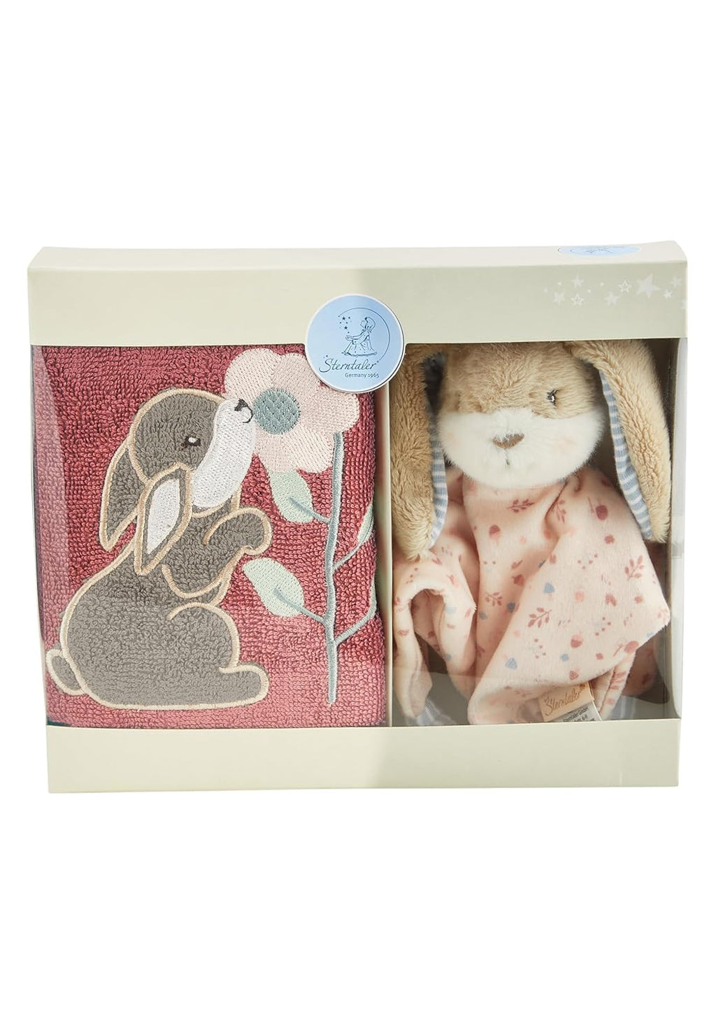 Sterntaler - Geschenk-Set zur Geburt Hase Hanni - perlrosa
