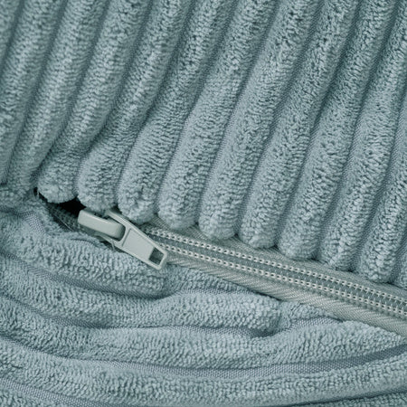 Plush Nest - Kuschel Bär Sessel mit Ohren - Premium Cord blau
