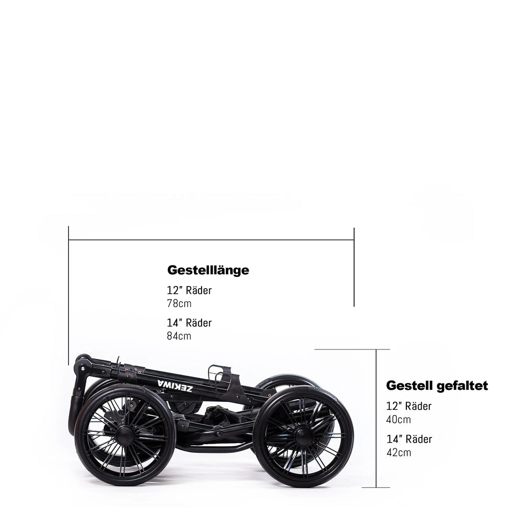 ZEKIWA 2 in 1 Kinderwagen - Aqua
