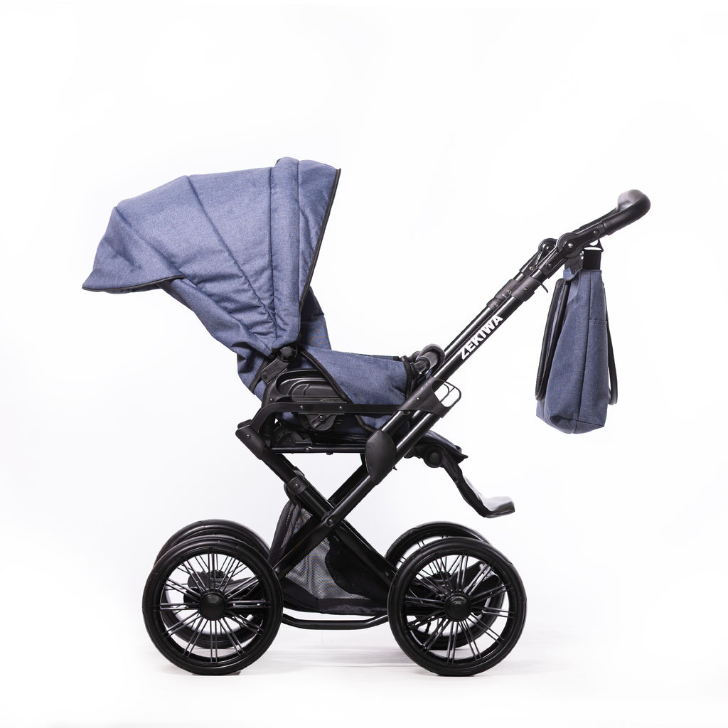 ZEKIWA 2 in 1 Kinderwagen - Indigo