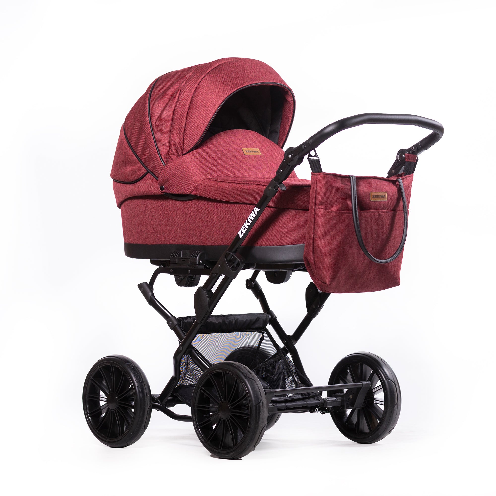 ZEKIWA 2 in 1 Kinderwagen - Waldbeere