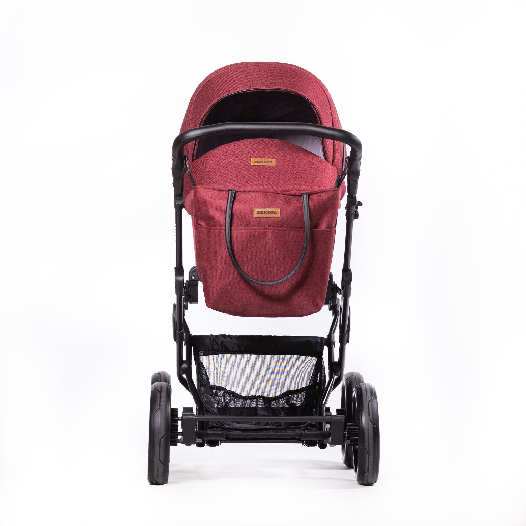 ZEKIWA 2 in 1 Kinderwagen - Waldbeere