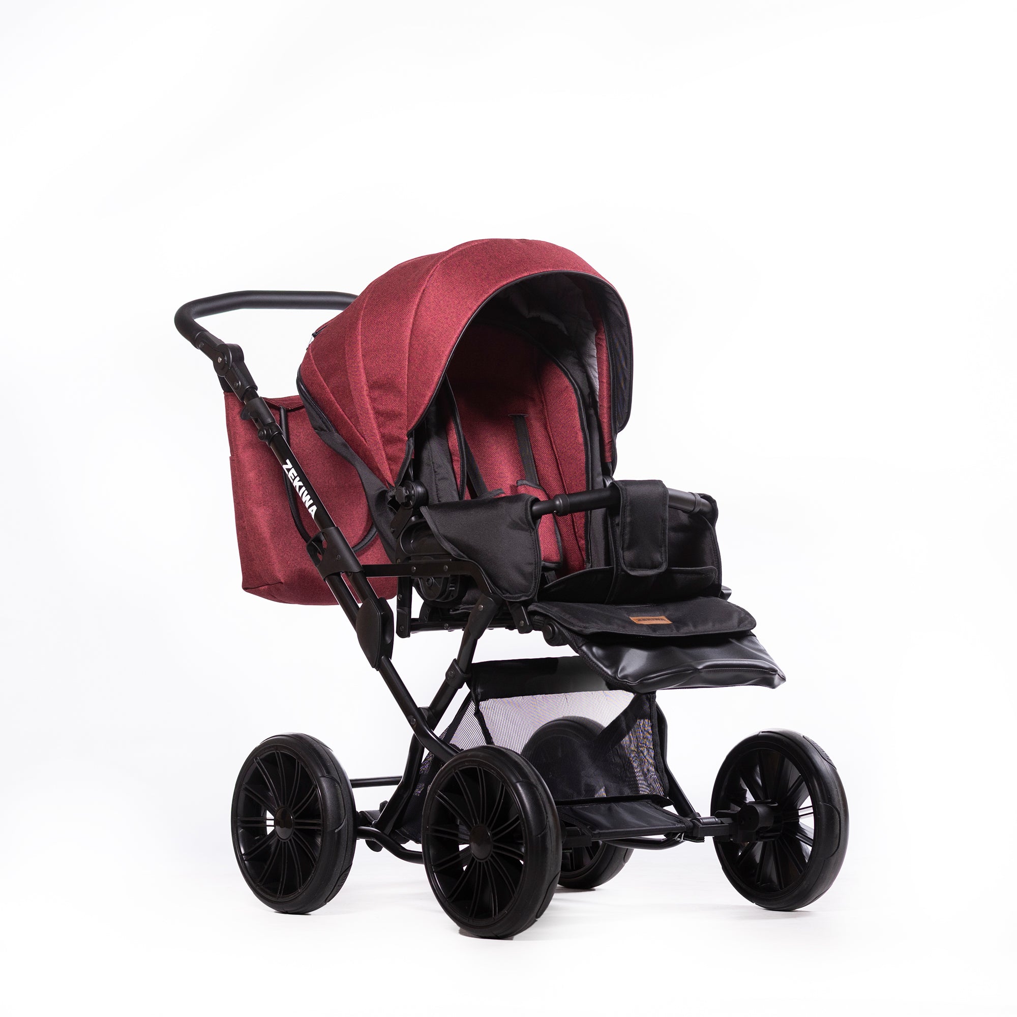ZEKIWA 2 in 1 Kinderwagen - Waldbeere