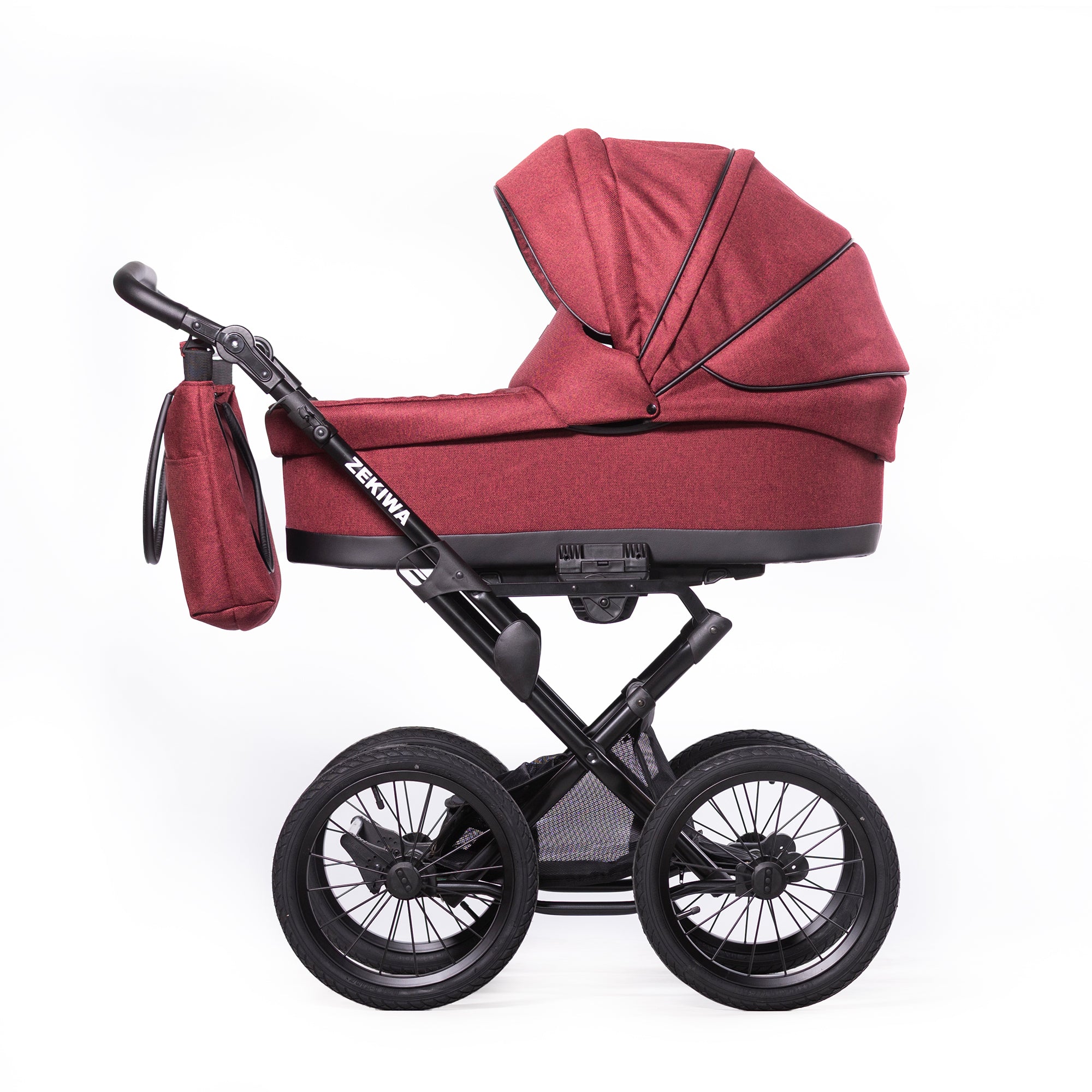 ZEKIWA 2 in 1 Kinderwagen - Waldbeere