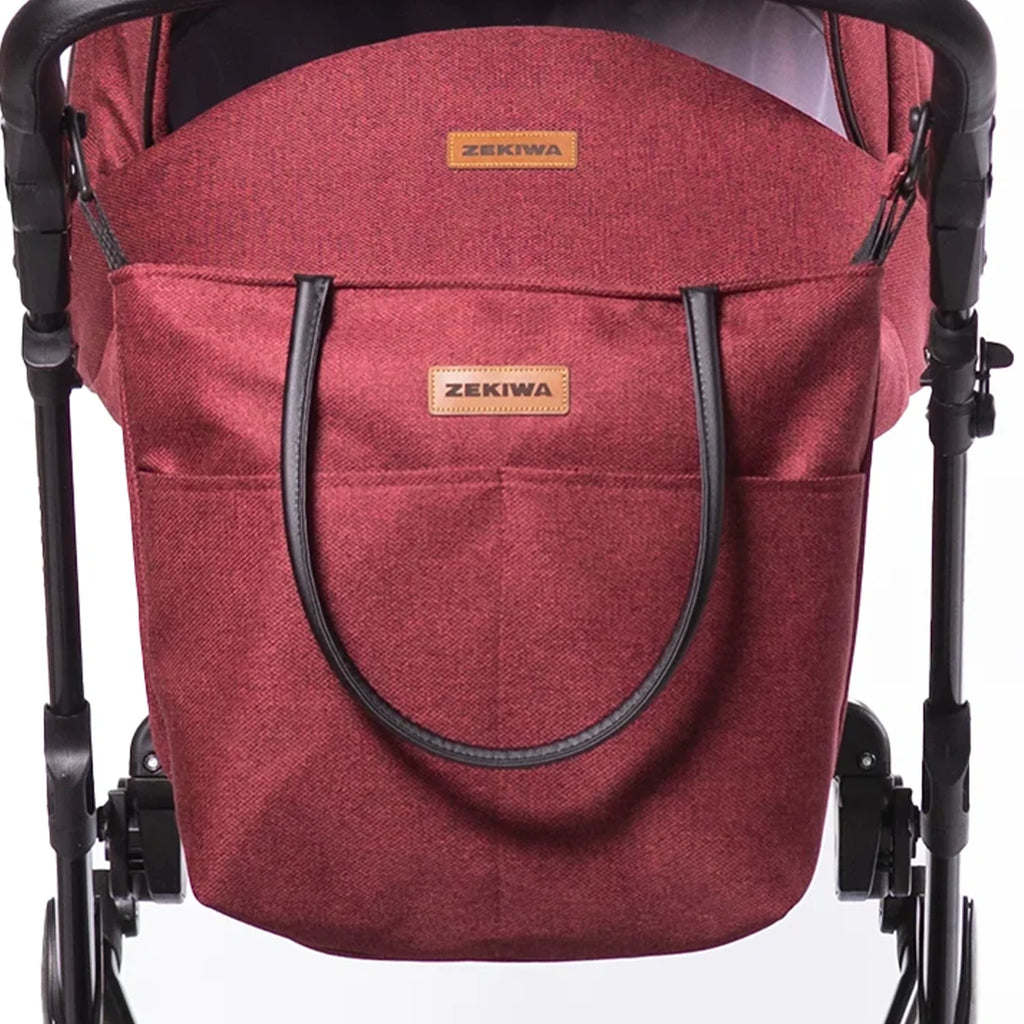 ZEKIWA 2 in 1 Kinderwagen - Waldbeere