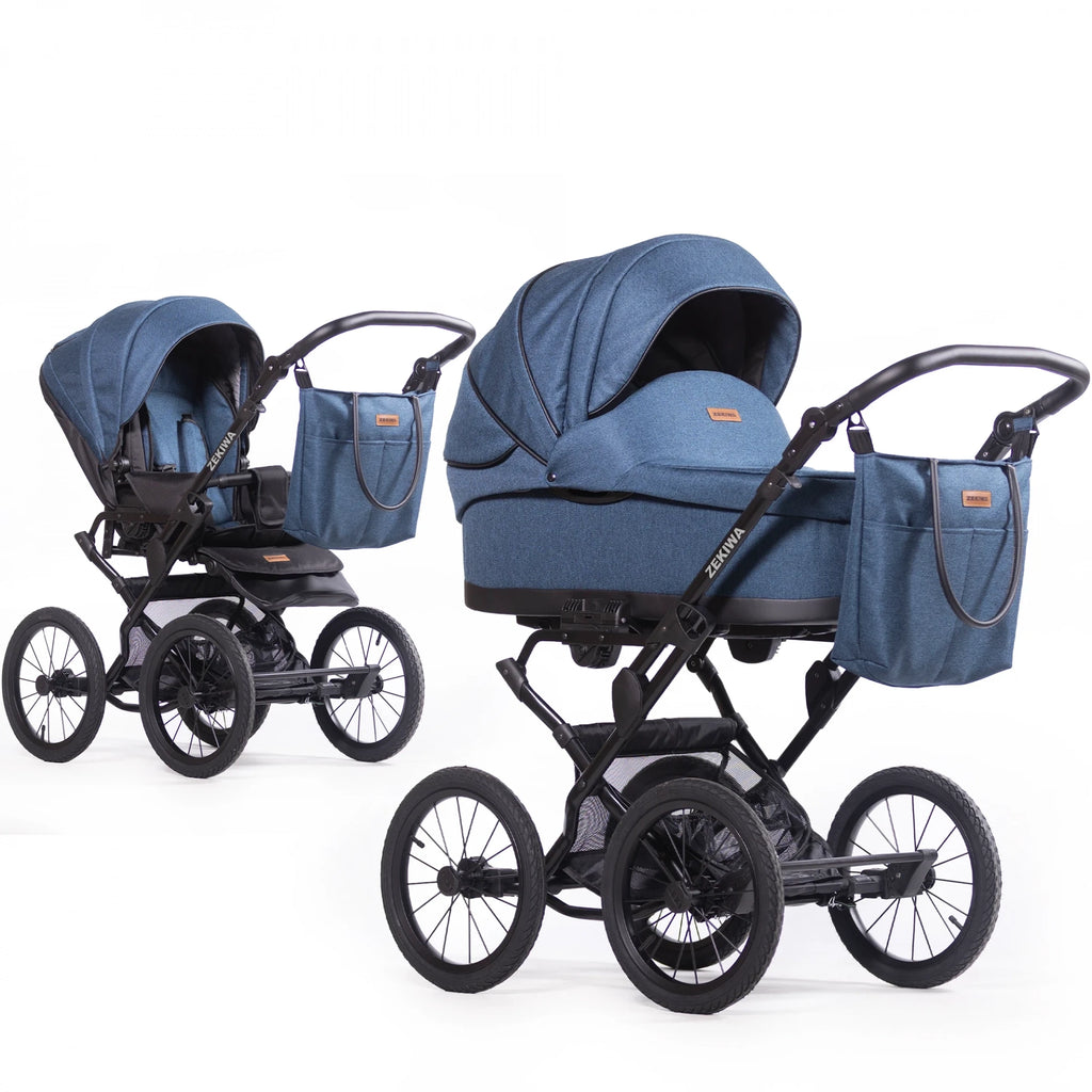 ZEKIWA 2 in 1 Kinderwagen - Aqua
