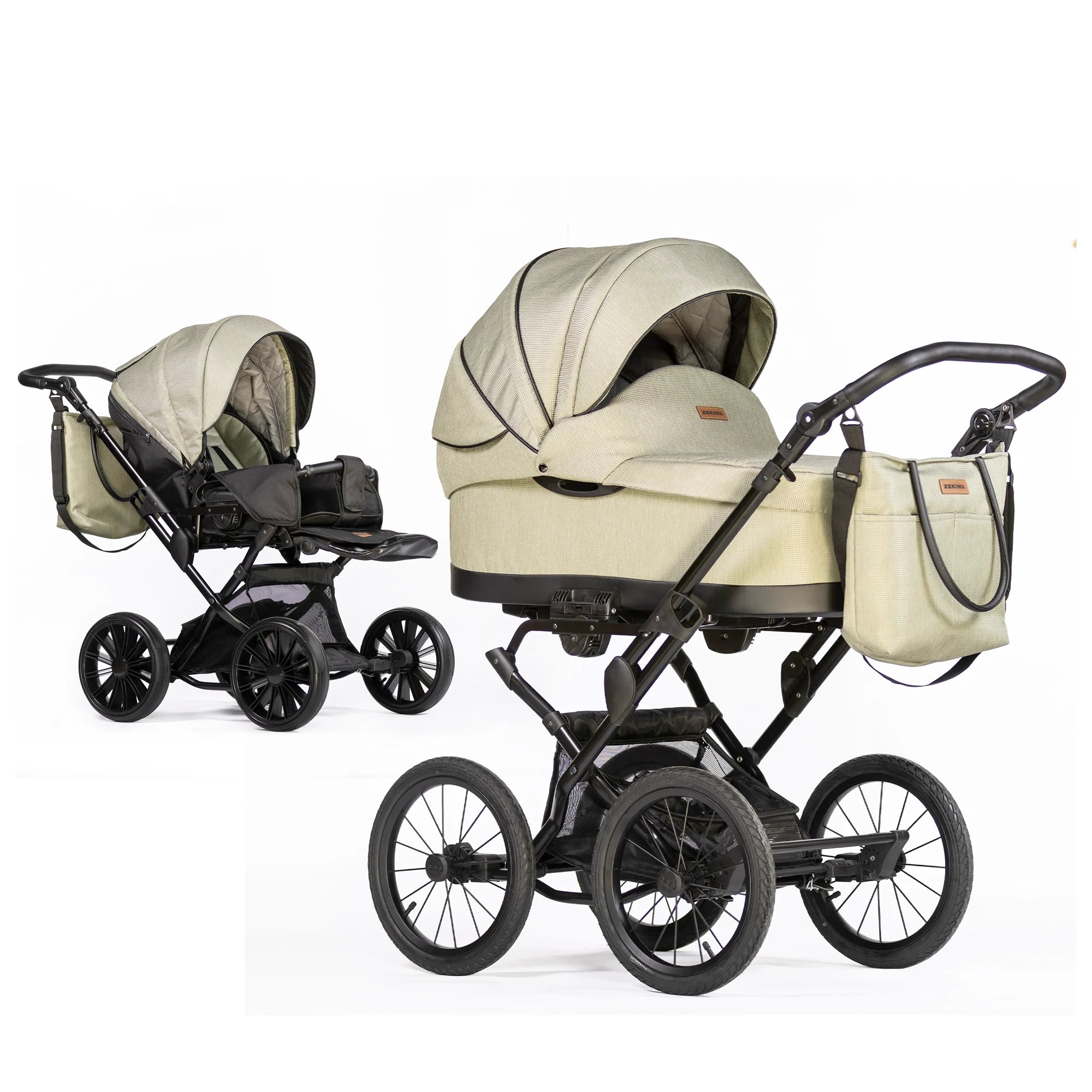ZEKIWA 2 in 1 Kinderwagen - Olive