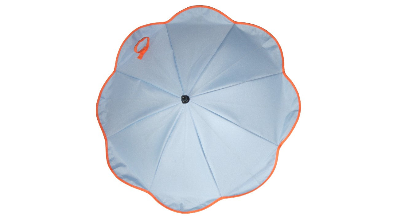 Sonnenschirm für Kinderwagen, Sportwagen und Buggy - Farbe Waterblue