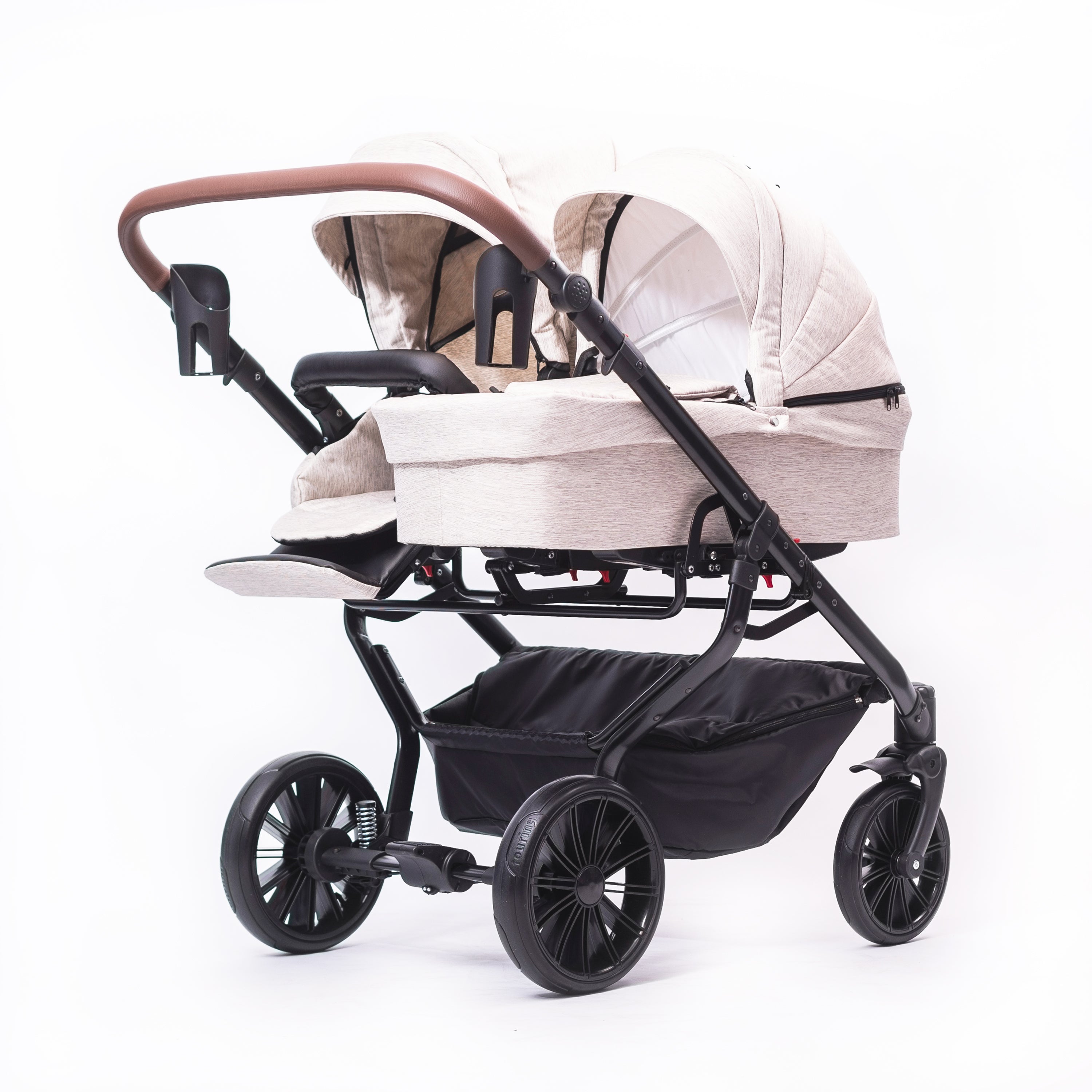 ZEKIWA © Zwillingswagen Komplettset - DreamDuo Beige