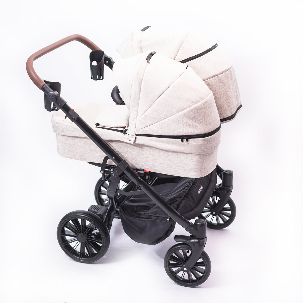 ZEKIWA © Zwillingswagen Komplettset - DreamDuo Beige