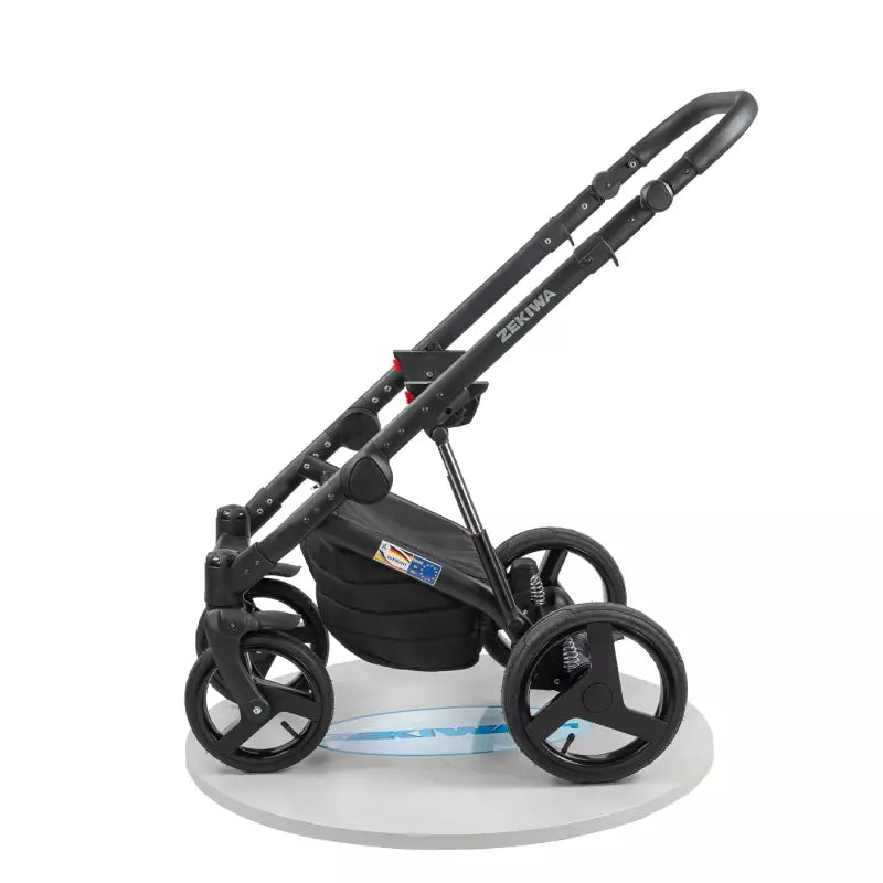 ZEKIWA 2 in 1 Kinderwagen - Brilliant Schwarz Graphit
