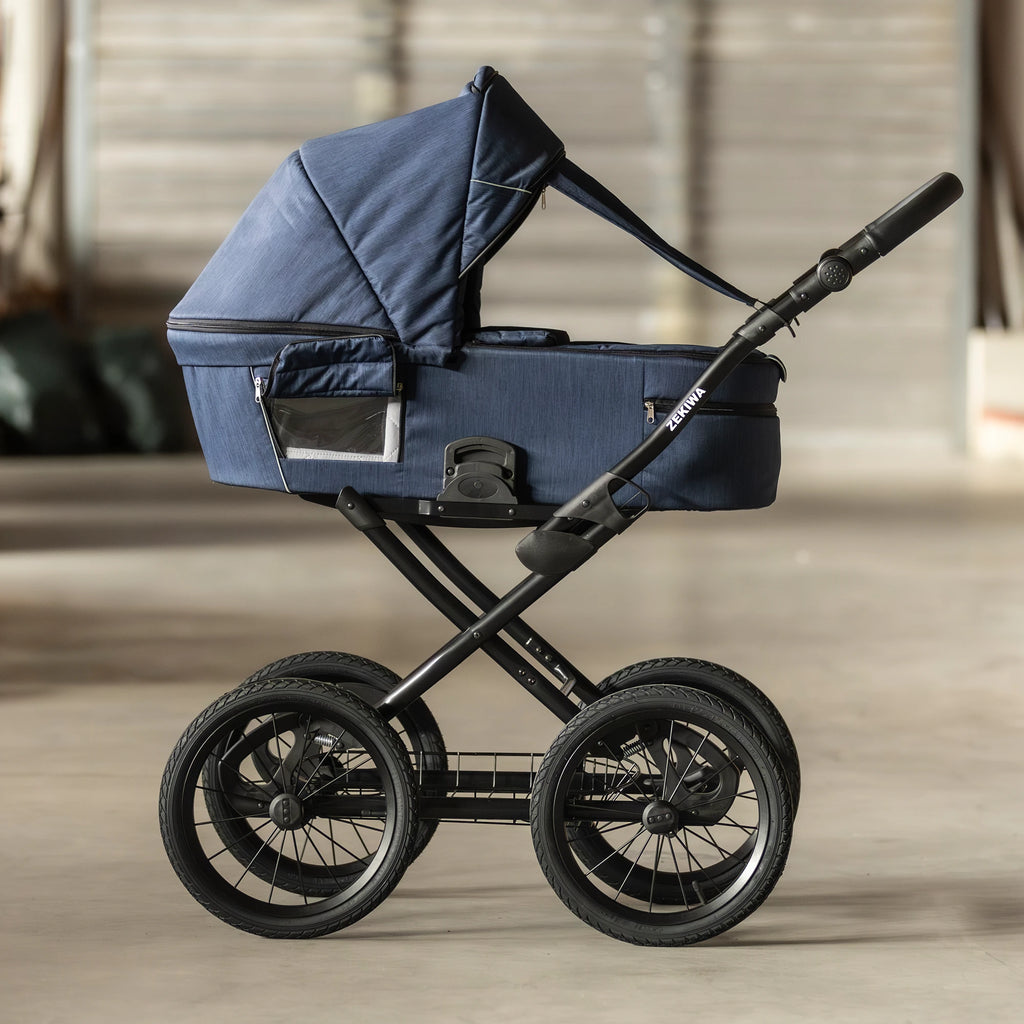 ZEKIWA 2 in 1 Kinderwagen - Galant Jeansblau - B - Ware