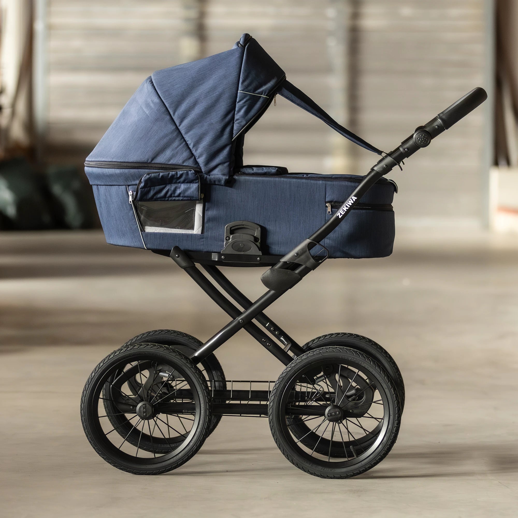 ZEKIWA 2 in 1 Kinderwagen - Galant Jeansblau - B - Ware