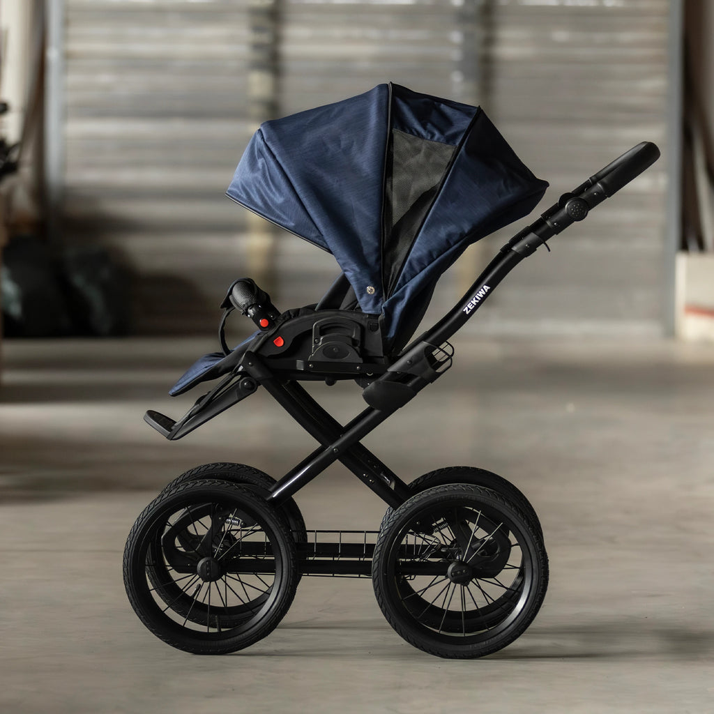 ZEKIWA 2 in 1 Kinderwagen - Galant Jeansblau - B - Ware